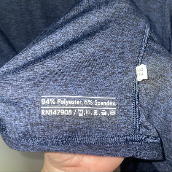 Outdoor Voices Cloudknit Men’s Short Sleeve Blue Shirt Large - Picture 5 of 6